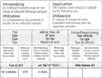 Bastuck Sport Exhaust - Alfa Romeo GT 3.2