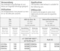 Bastuck Sportauspuff - Audi A3 8V 1.4 TSI (ohne CPTA/...