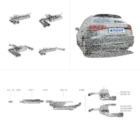 Bastuck Komplettanlage - Audi A3 8V 1.8/ 2.0 TSI (140 kW...