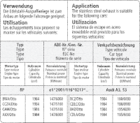 Bastuck Komplettanlage - Audi A3 8P Sportback 2.0T Quattro