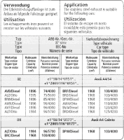 Bastuck Sportauspuff - 00-08 Audi A4 B6/ B7 4-Zylinder 2WD Limousine/ Avant 8E/ Cabrio 8H