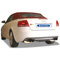 Bastuck Sportauspuff - 00-08 Audi A4 B6/ B7 6-Zylinder 2WD ohne Diesel Limousine/ Avant 8E/ Cabrio 8H