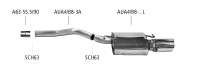 Bastuck Sport Exhaust - 08+ Audi A4/ A5 B8 4-Cylinder...