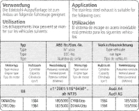 Bastuck Sport Exhaust - 15+ Audi A4 B9 Quattro/ 16+ Audi...