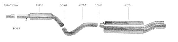 Bastuck Exhaust System - Audi TT 8N (w/o Quattro)