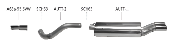 Bastuck Sportauspuff - Audi TT 8N (ohne Quattro)