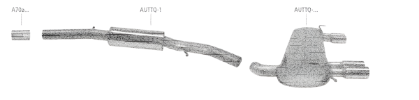 Bastuck Exhaust System - Audi TT 8N Quattro (incl. 3.2 V6)
