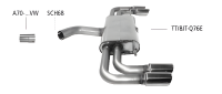 Bastuck Sport Exhaust - Audi TT 8J 1.8T/ 2.0T