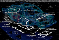 Ultra Racing Domstrebe hinten oben 4-Punkt - 99-07 Toyota...