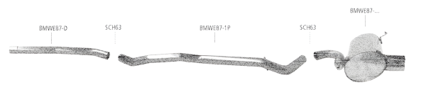 Bastuck Komplettanlage - BMW 1er Serie E81/ E87 123d