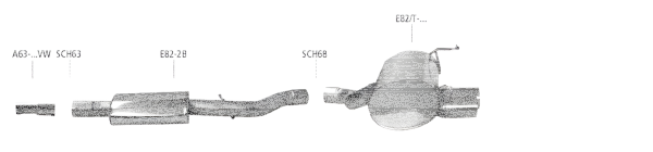 Bastuck Exhaust System - BMW 1 Series E82 118i/ 120i