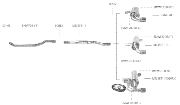 Bastuck Exhaust System - BMW 1 Series F20/ F21 1.6T