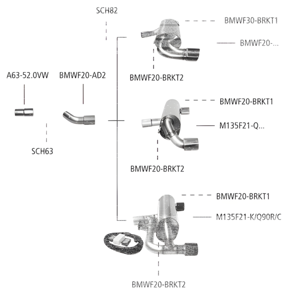 Bastuck Sportauspuff - BMW 1er Serie F20/ F21 1.6T
