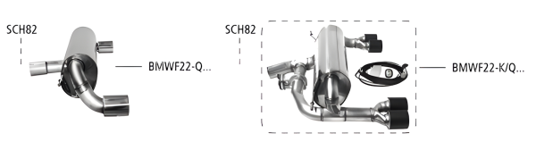 Bastuck Sport Exhaust - BMW 2 Series F22 3.0T (M235i)