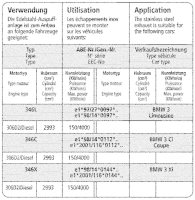 Bastuck Exhaust System - BMW 3 Series E46 330d (150 kW)...