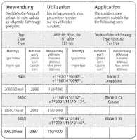 Bastuck Sportauspuff - BMW 3er Serie E46 330d (150 kW) Coupé/ Kombi/ Limousine