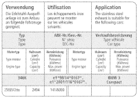 Bastuck Exhaust System - BMW 3 Series E46 325i Compact