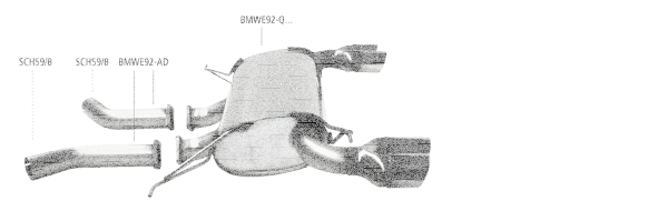 Bastuck Sportauspuff - BMW 3er Serie E90/ E91 335i/ 335d