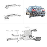 Bastuck Sportauspuff - BMW 3er Serie E90/ E91 335i/ 335d