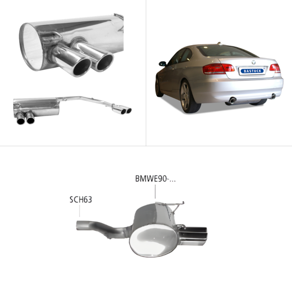 Bastuck Sport Exhaust - BMW 3 Series E92/ E93 325d/ 330d (w/o 330d 180 kW)