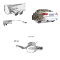 Bastuck Sport Exhaust - BMW 3 Series E92/ E93 325d/ 330d (w/o 330d 180 kW)