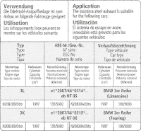 Bastuck Exhaust System - BMW 3 Series F30/ F31 2.0T (w/o Facelift)