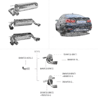 Bastuck Sport Exhaust - BMW 3 Series F30/ F31 4-Cylinder...