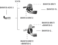 Bastuck Sportauspuff - BMW 3er Serie F30/ F31 4-Zylinder...