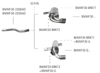 Bastuck Sport Exhaust - BMW 3 Series F30/ F31 6-Cylinder...