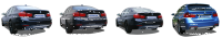 Bastuck Komplettanlage - 15+ BMW 3er Serie F30/ F31 2.0T Facelift