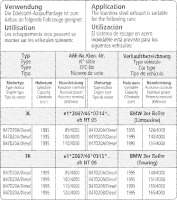 Bastuck Exhaust System - 15+ BMW 3 Series F30/ F31 4-Cylinder Diesel Facelift