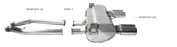 Bastuck Sport Exhaust - BMW 3 Series E90 M3