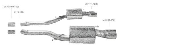 Bastuck Sportauspuff - BMW 5er Serie E60/ E61 M5