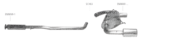 Bastuck Komplettanlage - 01+ Mini R50 Cooper