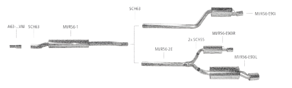Bastuck Exhaust System - Mini R56 Cooper Clubman