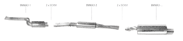 Bastuck Exhaust System - BMW X3