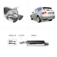 Bastuck Sportauspuff - BMW X3 E83