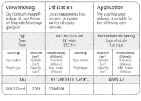 Bastuck Komplettanlage - BMW X3 3.0 Diesel