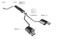 Bastuck Exhaust System - BMW X5 E53 8-Cylinder