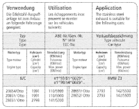 Bastuck Komplettanlage - 98+ BMW Z3 6-Zylinder Roadster/...
