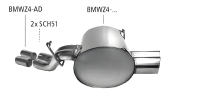 Bastuck Sport Exhaust - 02-06 BMW Z4 E85 Roadster