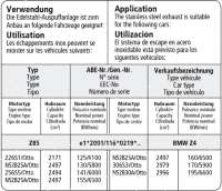 Bastuck Exhaust System - 06-08 BMW Z4 E85 Coupé/ Roadster Facelift