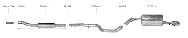 Bastuck Exhaust System - Citroen C2