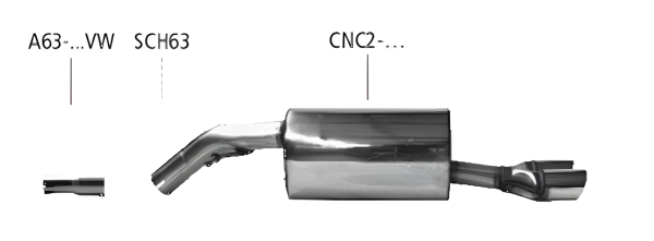 Bastuck Sport Exhaust - Citroen C2