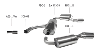 Bastuck Sport Exhaust - Ford Cougar 4/6-Cylinder