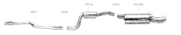 Bastuck Exhaust System - 95-01 Ford Fiesta JAS/ JBS Diesel