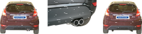 Bastuck Exhaust System - 08+ Ford Fiesta JA8
