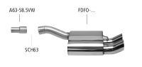 Bastuck Sport Exhaust - 02-04 Ford Focus ST170 Turnier