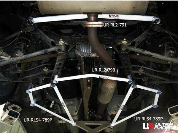 Ultra Racing Rear Lower Bar 2-Point - 05-15 Mazda MX-5 (NC) 2.0 (2WD)