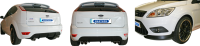 Bastuck Sportauspuff - 07+ Ford Focus 2 Facelift Benziner/ Diesel ohne Rußpartikelfilter
